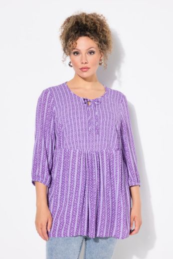 Plus size veliki brojevi Bluza 3/4 rukava A kroja za punije