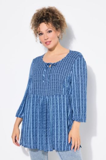 Plus size veliki brojevi Bluza 3/4 rukava A kroja za punije