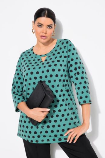 Plus size veliki brojevi Majica 3/4 rukava okruglog ovratnika za punije