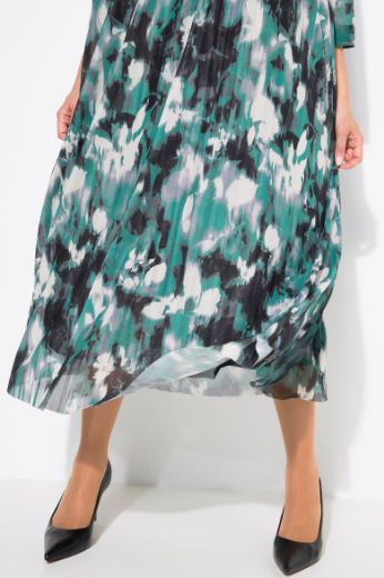 Plus size veliki brojevi Haljina maxi 3/4 rukava za punije