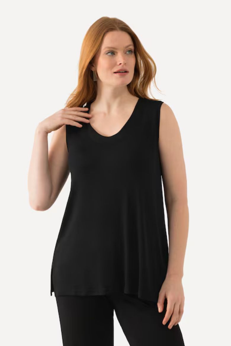 Plus size veliki brojevi Top V ovratnika širih naramenica za punije