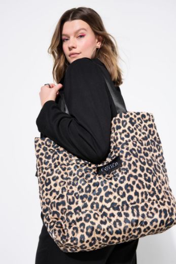 Plus size veliki brojevi Torba prošivena s leopard uzorkom za punije