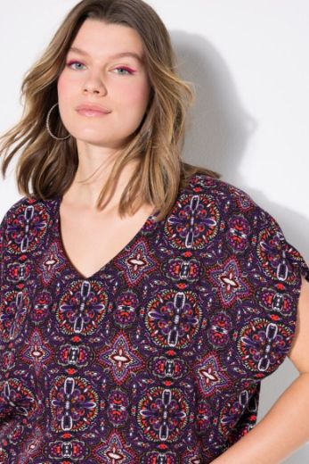 Plus size veliki brojevi Bluza s mandala printom za punije