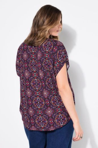 Plus size veliki brojevi Bluza s mandala printom za punije