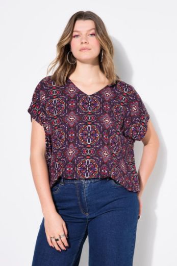 Plus size veliki brojevi Bluza s mandala printom za punije