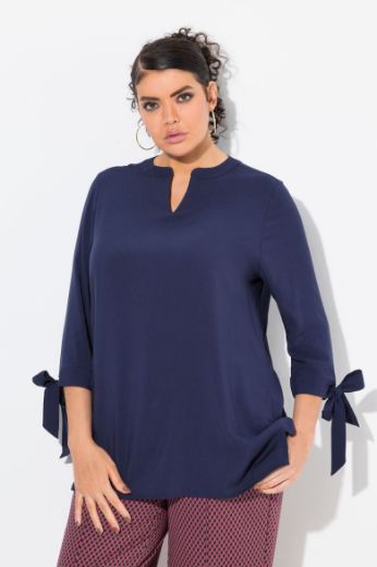 Plus size veliki brojevi Bluza 3/4 rukava A kroja za punije