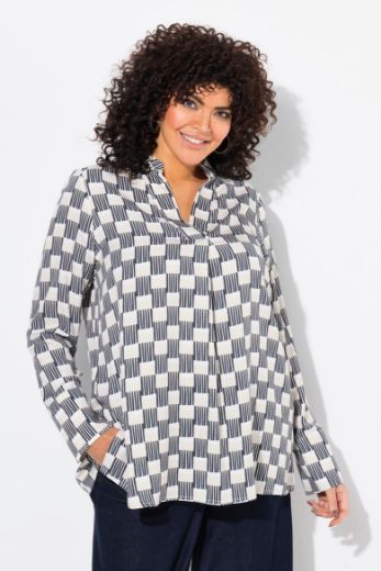 Plus size veliki brojevi Bluza dugih rukava A kroja za punije