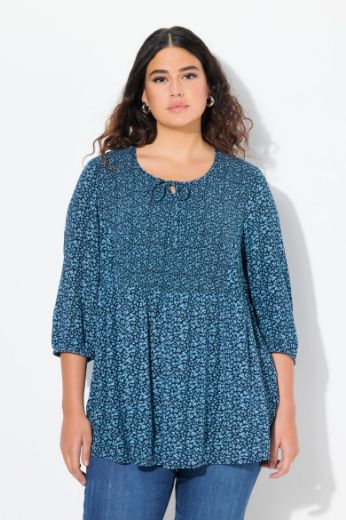 Plus size veliki brojevi Bluza 3/4 rukava A kroja za punije