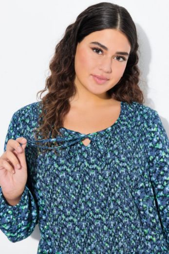 Plus size veliki brojevi Haljina midi A kroja za punije