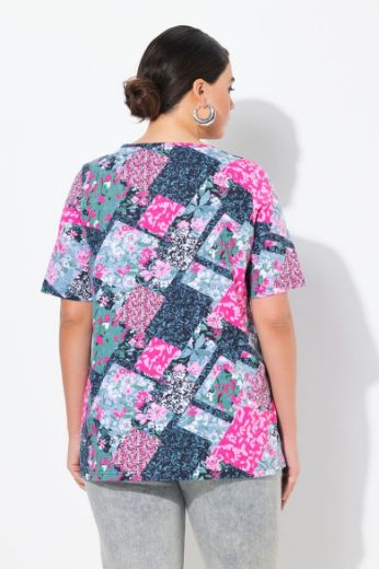 Plus size veliki brojevi Majica kratkih rukava A kroja za punije