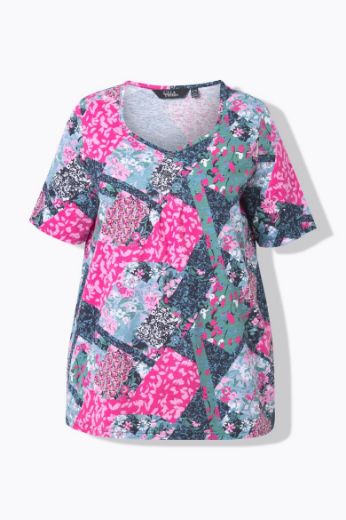 Plus size veliki brojevi Majica kratkih rukava A kroja za punije