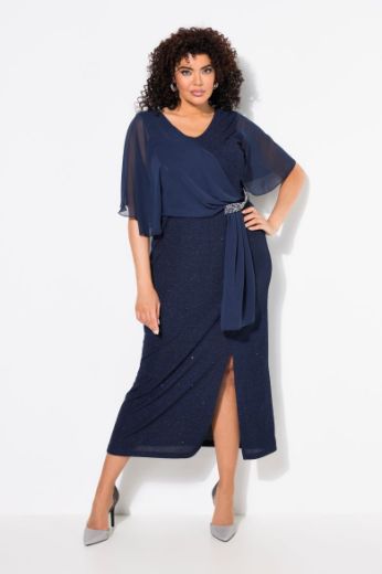 Plus size veliki brojevi Haljina maxi sa svjetlucavim efektom za punije