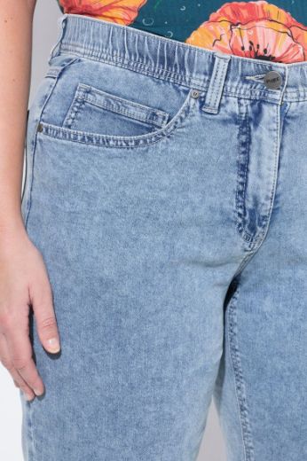 Plus size veliki brojevi Traperice skraćenih nogavica za punije