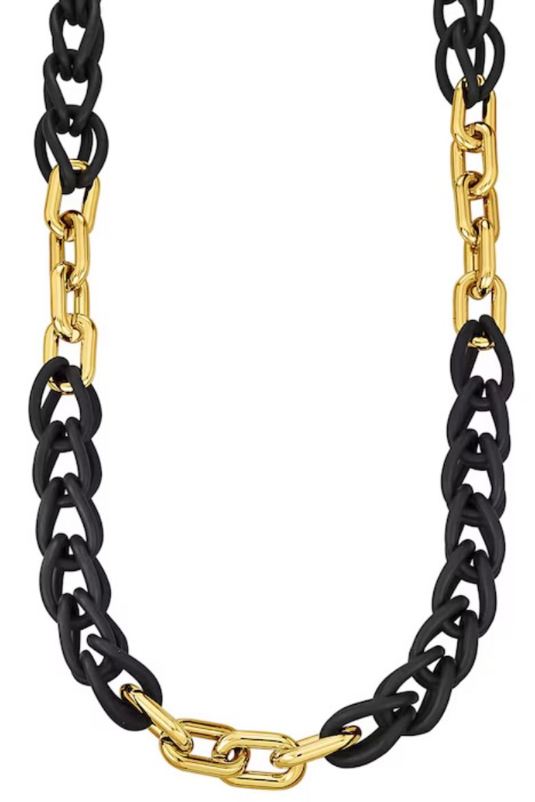 Plus size veliki brojevi Ogrlica sa zlatnim detaljima za punije