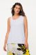 Veliki brojevi Majica bez rukava asimetričnog ovratnika moda za punije