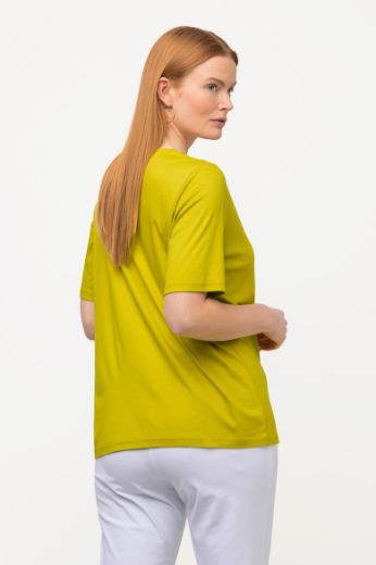 Plus size veliki brojevi Majica kratkih rukava V ovratnika za punije