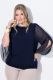 Veliki brojevi Bluza mrežasta moda za punije