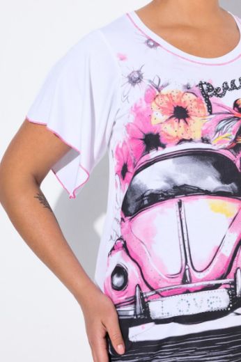 Plus size veliki brojevi Majica kratkih rukava za punije