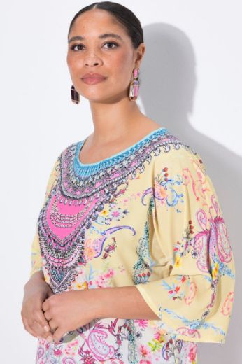 Plus size veliki brojevi Bluza s ukrasnim kamenčićima za punije