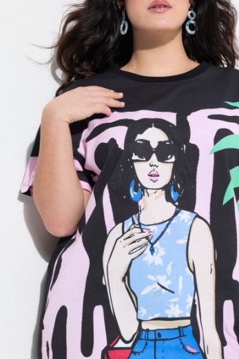 Plus size veliki brojevi Majica kratkih rukava za punije