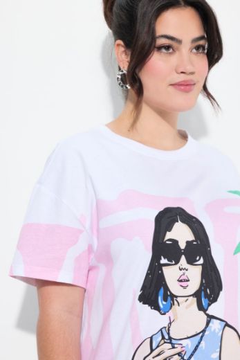 Plus size veliki brojevi Majica kratkih rukava za punije