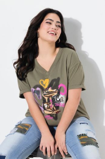 Plus size veliki brojevi Majica kratkih rukava za punije