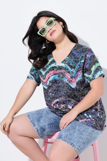 Plus size veliki brojevi Majica kratkih rukava za punije