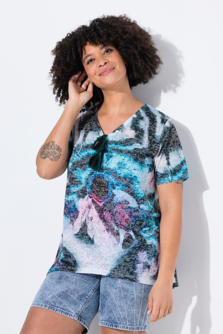 Plus size veliki brojevi Majica kratkih rukava za punije
