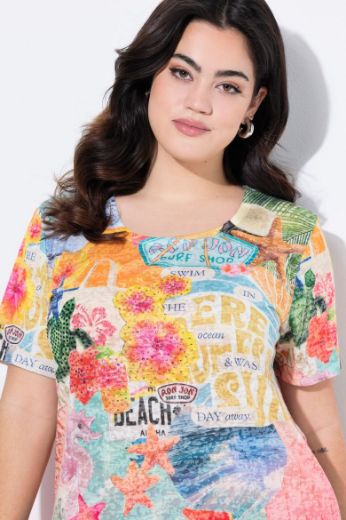 Plus size veliki brojevi Majica kratkih rukava za punije
