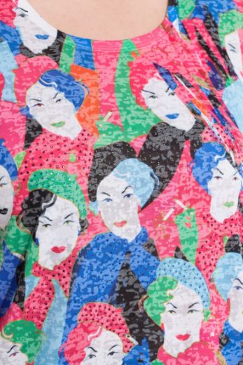 Plus size veliki brojevi Majica kratkih rukava za punije