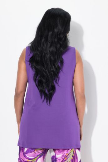 Plus size veliki brojevi Majica bez rukava A kroja za punije