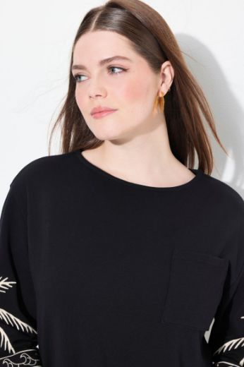 Plus size veliki brojevi Majica pamučna 3/4 rukava za punije