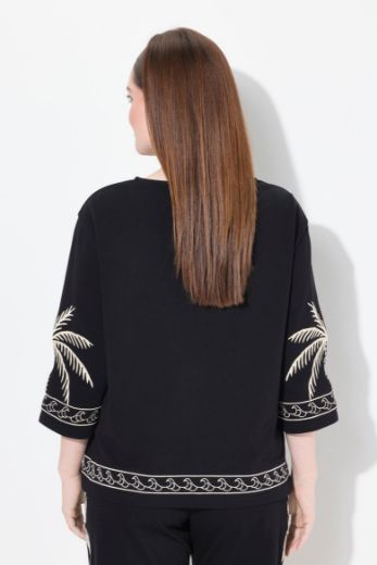 Plus size veliki brojevi Majica pamučna 3/4 rukava za punije