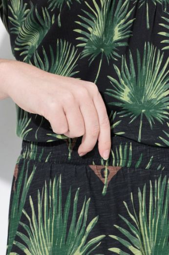 Plus size veliki brojevi Hlače elastičnog struka širokih nogavica za punije