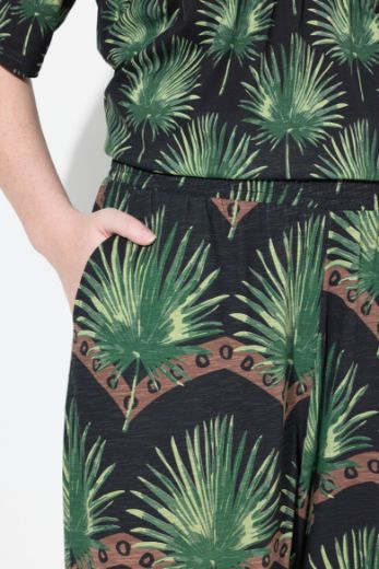 Plus size veliki brojevi Hlače elastičnog struka širokih nogavica za punije
