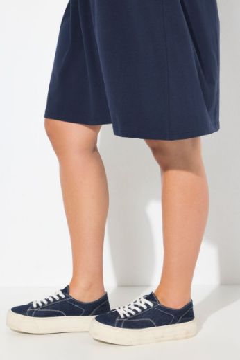 Plus size veliki brojevi Haljina bez rukava A kroja za punije