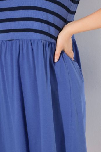 Plus size veliki brojevi Haljina bez rukava A kroja za punije