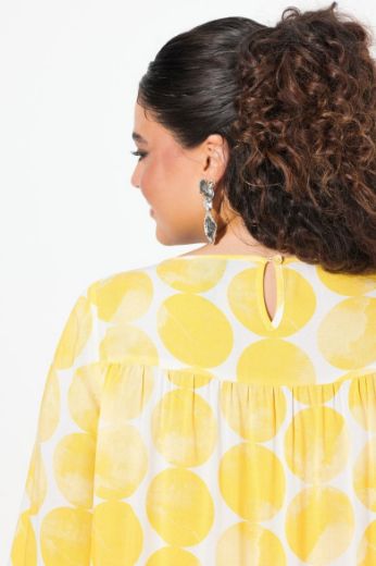 Plus size veliki brojevi Haljina 3/4 rukava A kroja za punije