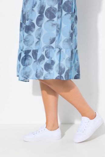 Plus size veliki brojevi Haljina 3/4 rukava A kroja za punije
