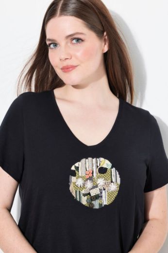 Plus size veliki brojevi Majica kratkih rukava dužeg A kroja za punije
