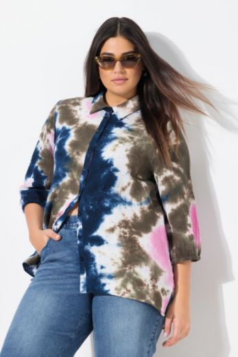 Plus size veliki brojevi Košulja 3/4 rukava za punije