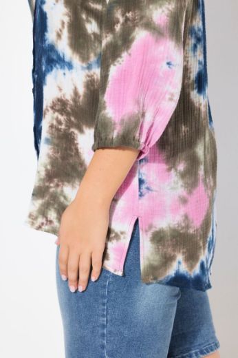 Plus size veliki brojevi Košulja 3/4 rukava za punije