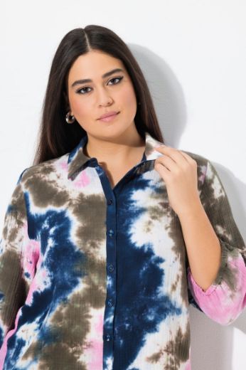 Plus size veliki brojevi Košulja 3/4 rukava za punije
