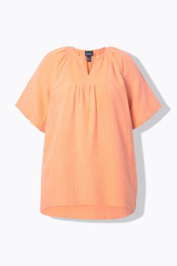 Plus size veliki brojevi Bluza kratkih rukava A kroja za punije