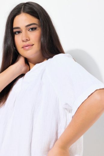 Plus size veliki brojevi Bluza kratkih rukava A kroja za punije