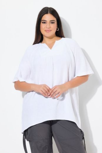 Plus size veliki brojevi Bluza kratkih rukava A kroja za punije
