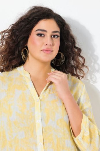 Plus size veliki brojevi Košulja 3/4 rukava dužeg kroja za punije