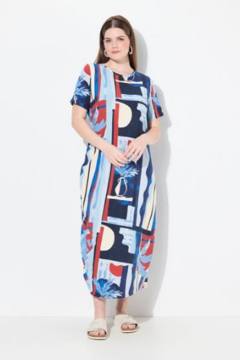 Plus size veliki brojevi Majica kratkih rukava dužeg A kroja za punije