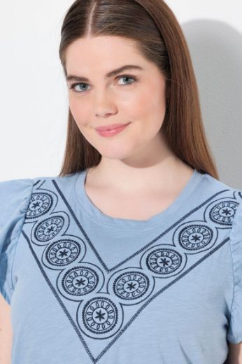 Plus size veliki brojevi Majica bez rukava okruglog ovratnika za punije
