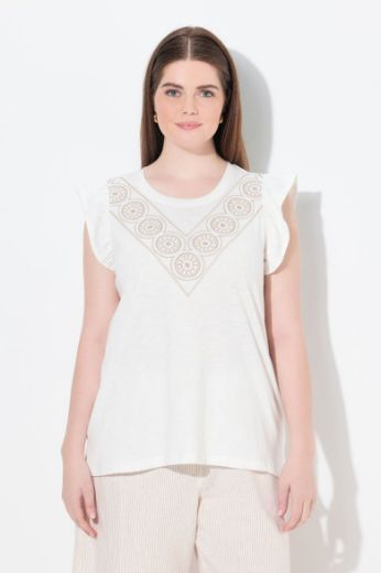 Plus size veliki brojevi Majica bez rukava okruglog ovratnika za punije